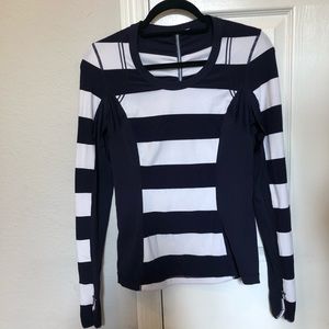 Lululemon long sleeve striped top